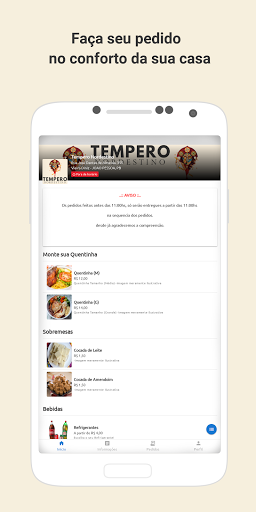 Android application Tempero Nordestino screenshort