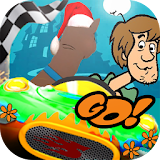 shaggy and scooby go kart icon