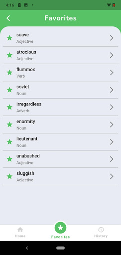 My Wordbook Screen 3