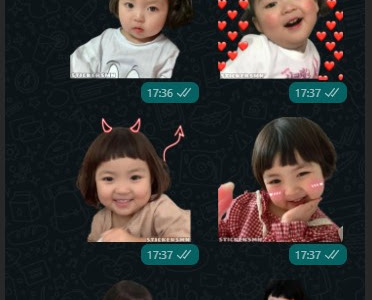Divers fotos lohee niña coreana bebe chinita de los stickers 123912