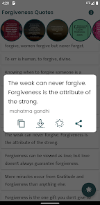 Captura 4 Forgiveness Quotes and Sayings android