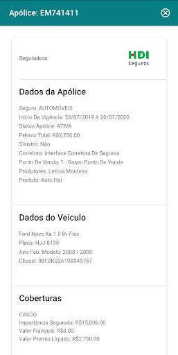 Android application Sigh Seguros Digital screenshort