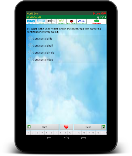 World Geography Quiz and eBook