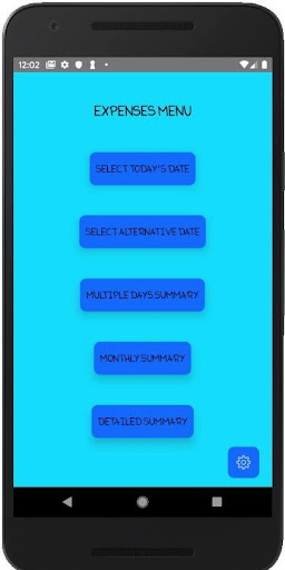 Android application My Daily Expenses Diary Pro screenshort