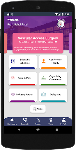 Android application VSICON 2019 screenshort