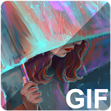 Rain Live (Gif) Wallpapers icon