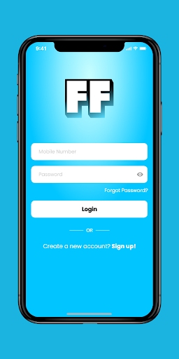 Android application Friendly Favors screenshort