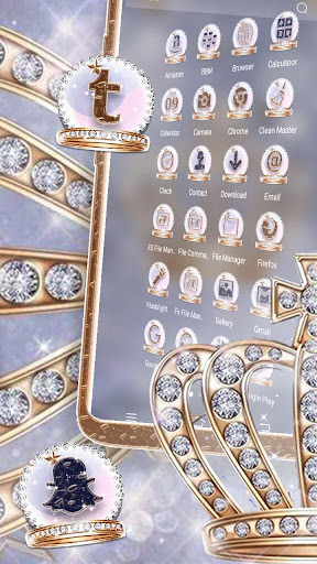 Diamond Crown Theme Launcher Screen 3
