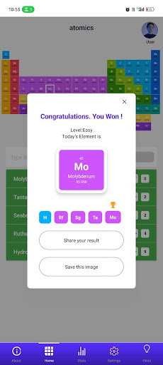 Periodic Table Game | Atomics Screen 3