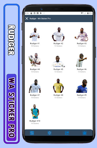 Android application Rudiger - WA Sticker Pro screenshort