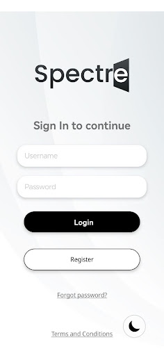 Android application Spectre Chat screenshort