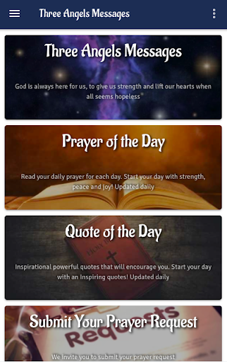 Android application Three Angels Messages screenshort
