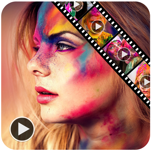 Happy Holi Video Maker logo