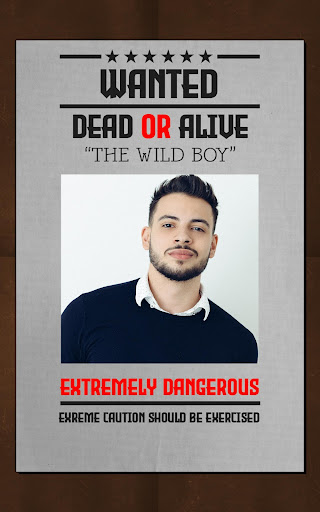 Wanted Poster Maker Editor Screen 3