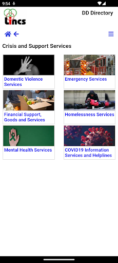 LINCS Community Directory Screen 2