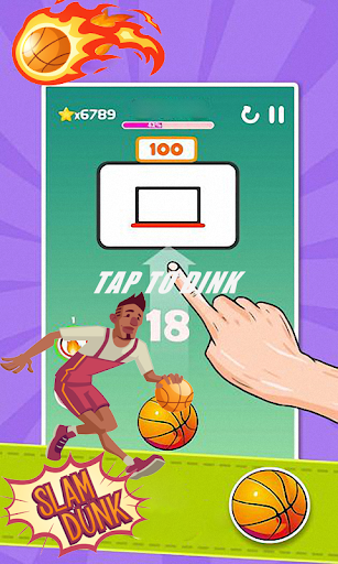 Dunk Shoot Basketball Screen 2