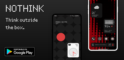 Android application NothinK - bespoke widgets screenshort