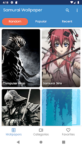 Screenshot 7 Samurai anime wallpapers 4k android