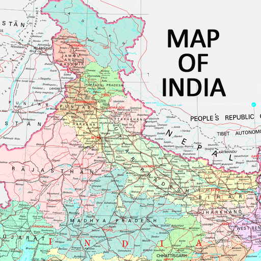 Map of India Laai af op Windows