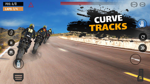 Android application Bike Racing Games 3D screenshort