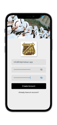 Android application Helpmekaar App screenshort