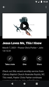 Captura de Pantalla 3 Calvary Baptist RR android