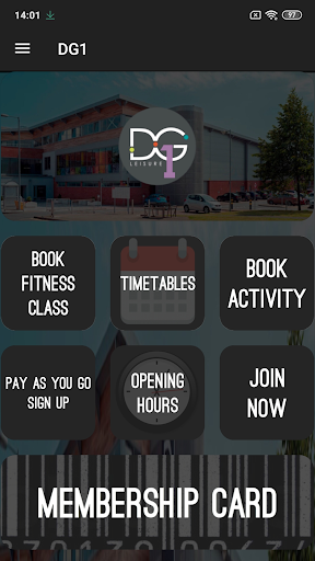 CLUB DG Screen 2