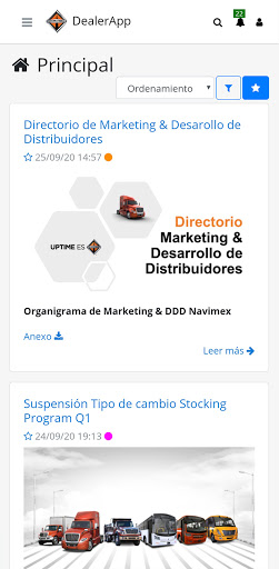 Android application DealerApp screenshort
