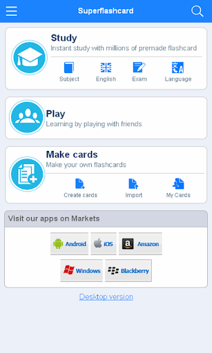 Screenshot of ISEE Flashcards