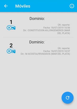 GeoCar AVL Screen 3
