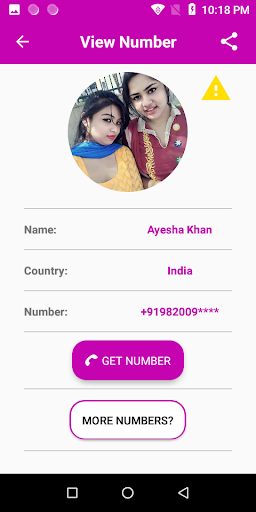 Lovely Girls Phone Number Chat Screen 3