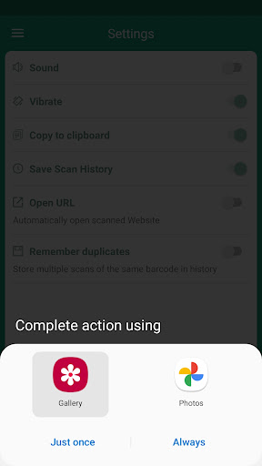 QR Reader Screen 2