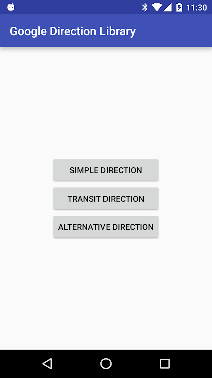 Demo App for Google Direction - 1.2.1 - (Android)