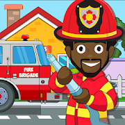 Pretend my Fire Station: Town Firefighter Life