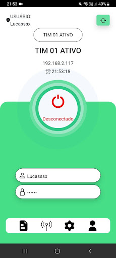 Android application NOXNET screenshort
