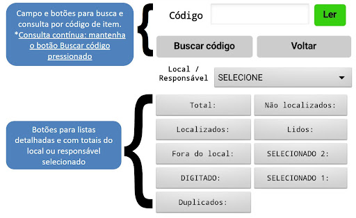 Inventário com Planilha Screen 2