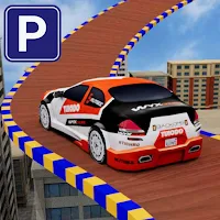 Rooftop Car Parking game 2023