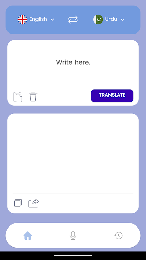 Languaje Translator Text Voice Screen 2