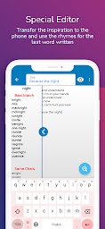 Write Your Song, Rhymes Finder