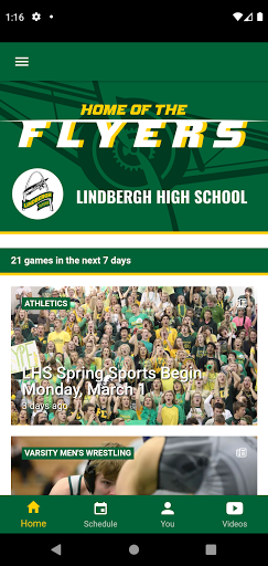 Android application Lindbergh Flyers screenshort