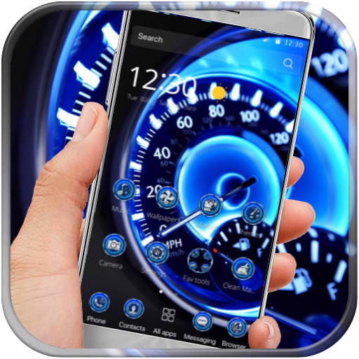 Car Speedometer Neon Theme