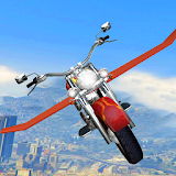 Flying Simulator Motorbike - Flying Bike Games icon