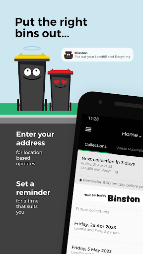 Android application Binston screenshort
