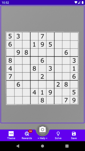 Sudoku Solver Camera Screen 2