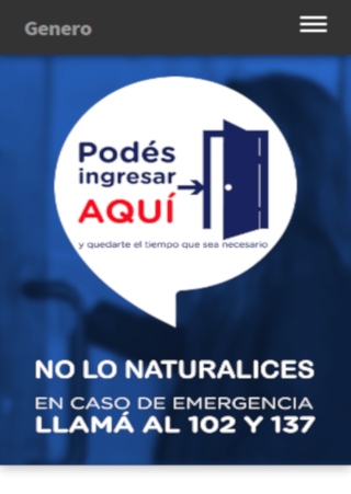 Android application Zona Segura Posadas screenshort