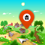 Village, City Maps Locator icon
