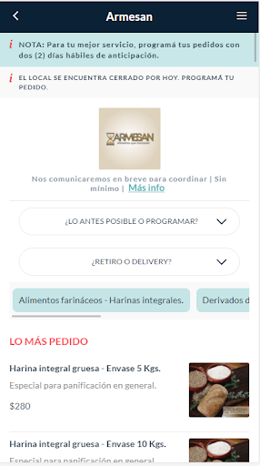 Android application Armesan screenshort