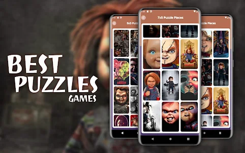 Chucky Horror Puzzle Game