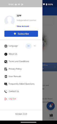 Myanmar Teacher Platform Screen 2