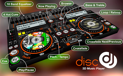 DiscDj 3D Music Player - 3D Dj Captura de pantalla